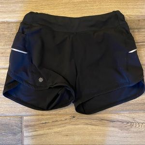 black Athleta Girl shorts